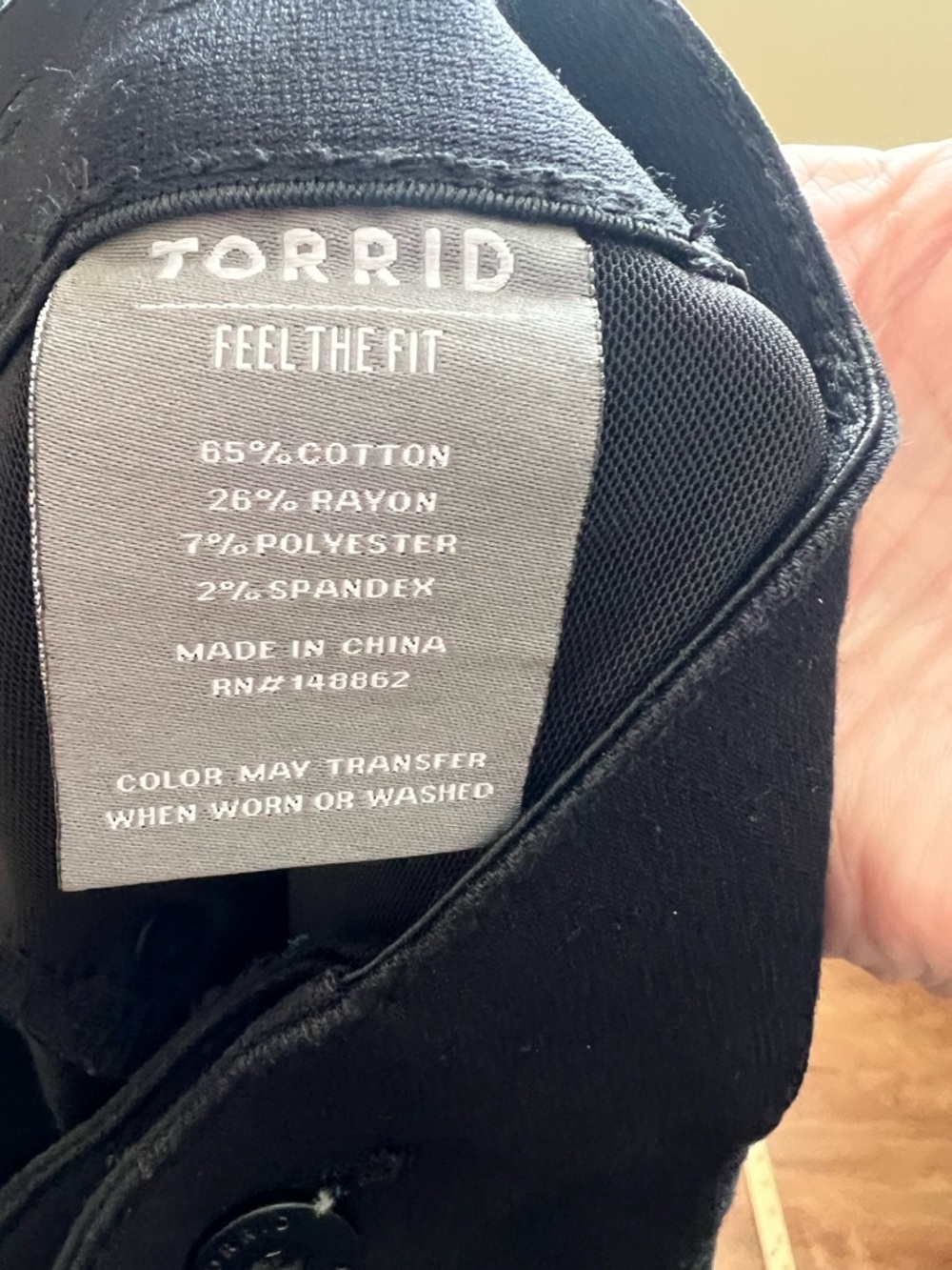 Torrid Bombshell Skinny Jeans 24S Black High Rise Distressed Stretch Plus Size - Picture 6 of 12